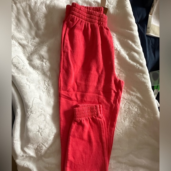 Victoria’s Secret PINK Joggers – Light Pink Fleece Sweatpants – Size XS – NWT - Picture 5 of 7